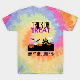 Trick Or Treat Happy Halloween Day T-Shirt